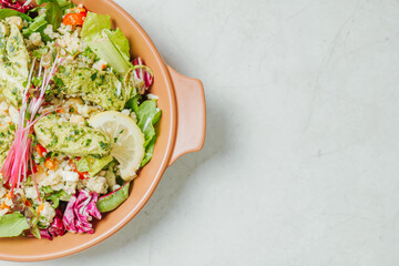 Fresh and Delicious Chicken Breast Barley Salad