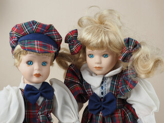 Vintage porcelain doll