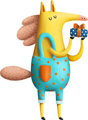 Horse cartoon illustration