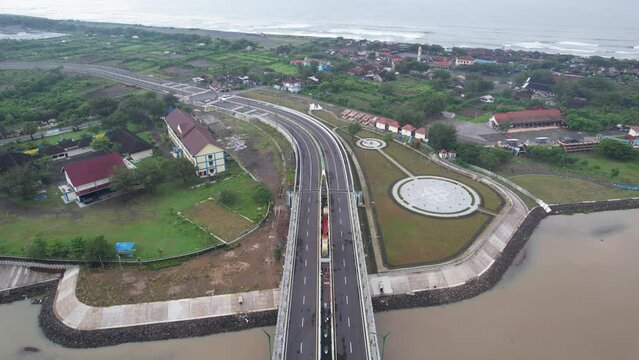 New Kretek bridge is a Landmark of Depok Beach, Depok Beach is a beach tourism object located in Kretek District, Bantul. Jalur Jalan Lintas Selatan Landmark
