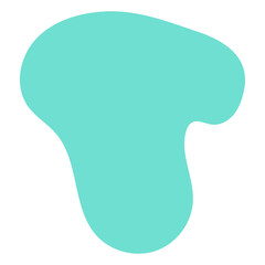 Simple Abstract Shape Element With Fun Color