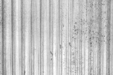 White corrugated iron metal sheet texture surface. Industrial steel silver background.