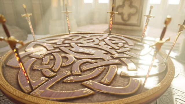 King Arthur and His Knights of the Round Table 3D Animations Rendering CGI 4K