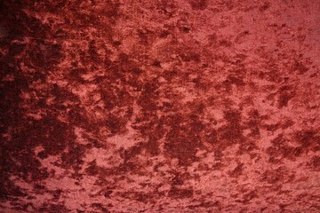 Velvet fabric background red color