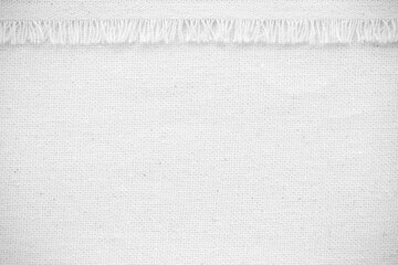 natural fabric linen texture for design. sackcloth textured backdrop. White Canvas for Background.