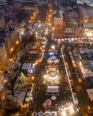 Fototapeta na wymiar Christmas market in gdansk