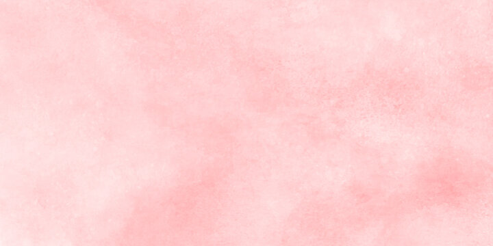 Pink watercolor background on paper, painted paper texture. Pink paper texture background.