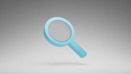 3D Icon Magnifying Glass