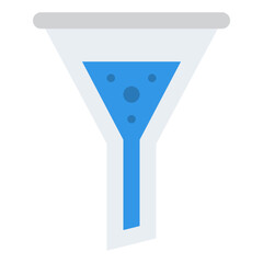 funnel lab science tool icon