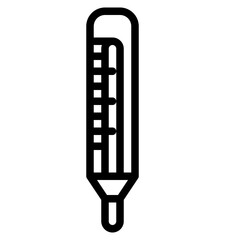 thermometer temperature science tool icon