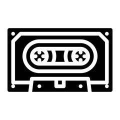 cassette music sound media icon