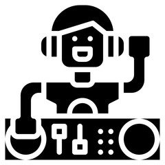 dj music sound party icon