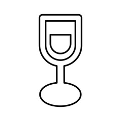 Wine Bar Icon in Line Style