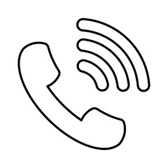 Calling Icon in Line Style