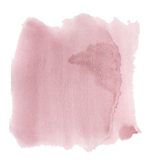 Watercolor hand drawn pink spot, Abstract watercolour background illustration. Grunge texture for cards and flyers design.