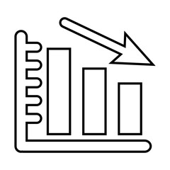 Loss Icon in Line Style