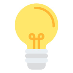 light bulb furniture interior light icon