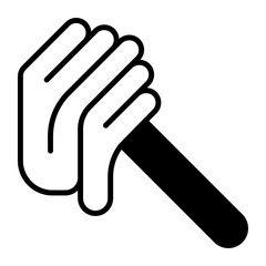 Breakfast, dipper, honey icon in modern style for website mobile logo app UI design. simple vector icon. 