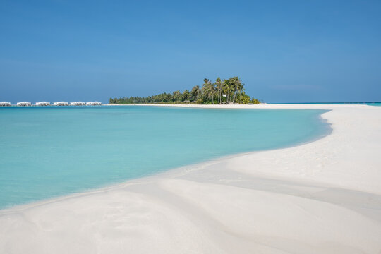 Madive island from the beach