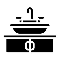 bathroom sinks furniture interior cleaning icon