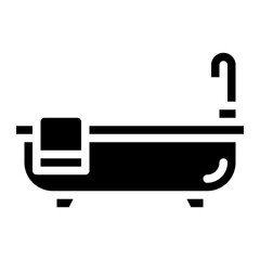 bathtub furniture bathroom interior icon