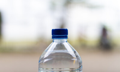 Photo of a drinking water bottle cap.