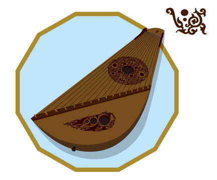 Gusli is an old Russian instrument belonging to the category of stringed, plucked instruments.