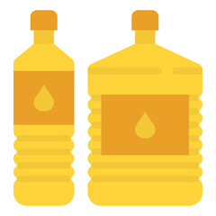 oil bottle food cooking icon