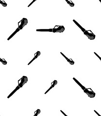 Leaf Blower Icon Seamless Pattern M_2211001