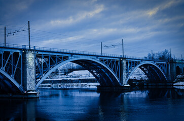 bridge over the river