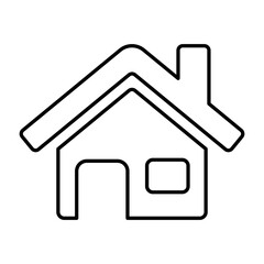 House Icon in Line Style