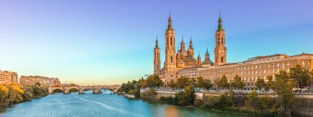 Cathedral-Basilica of Our Lady of the Pillar- Aragon,  Saragossa in Spain