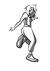 dancer dancing dance on the street