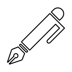 Pen Icon in Line Style