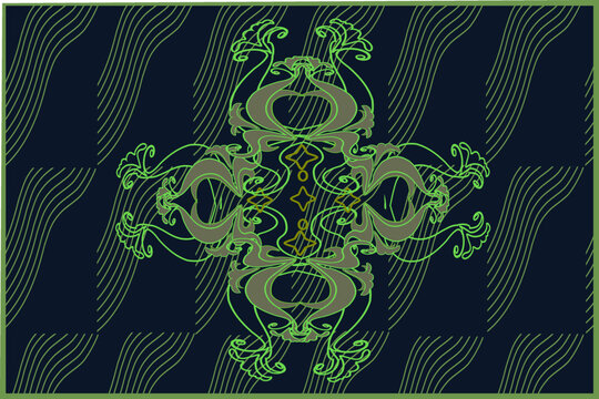 Traditional pattern,traditonal motif for textile,tile pacage,cover,vector