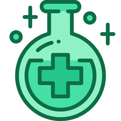 Fototapeta premium medical lab two tone icon