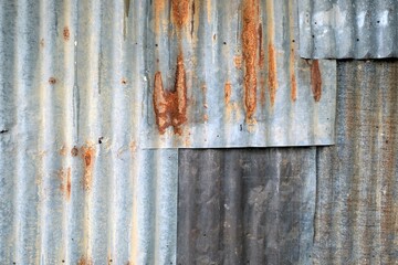 Old rusty zinc background. Vintage style