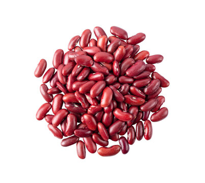 Red beans isolated on transparent png