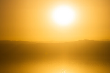 Gord colors during the sunset