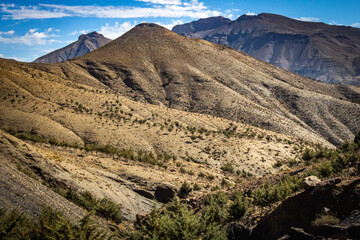 Col du Tichka moutain pass, high atlas mountains, morocco, north africa, mountains