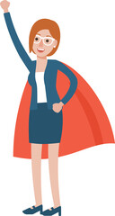 Businesswoman, officer female at work.