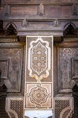 entrance to the mosque, marrakech, morocco, north africa