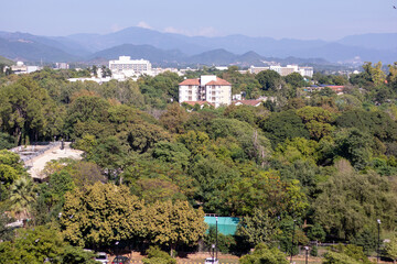 Beutiful view of Islamabad city from Magalla Hills 