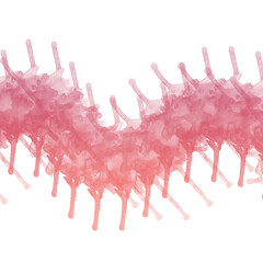 waves of blood flow in the painting