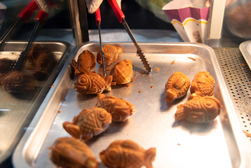 Bungeoppang (Korean Fish Shaped Pastry) at the Seomun market