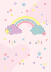 rainbow for baby shower