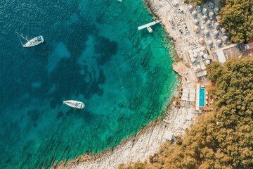 Summer in coast of Croatia