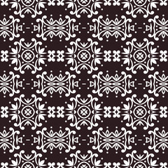 Abstract geometric pattern. A seamless background, vintage texture.