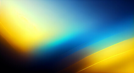 Abstract gradient blur background orange and green color. Abstract blurred gradient mesh background. Trendy bright blue and yellow background.