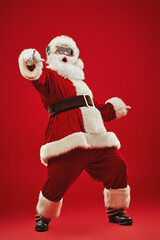 dancing cool santa